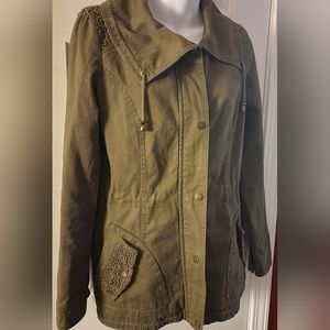 Guess Los Angeles Olive Green Jacket